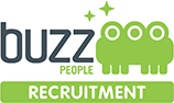 Buzz People Recruitment logo in green