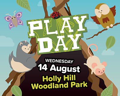 Play Day 14 August Holly Hill Woodland Park