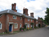 An image of a row of houses in Hook