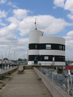 An image of the Harbour Master's office in Warsash