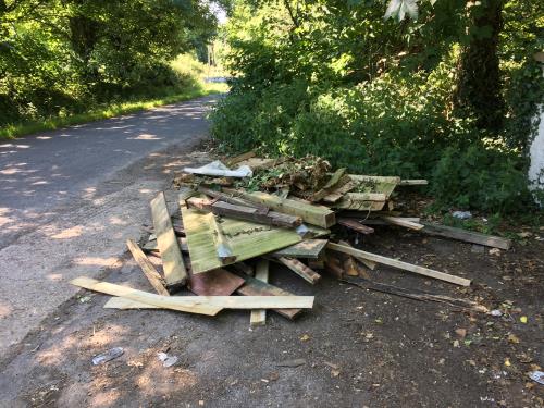 Rubbish dumped in the Borough