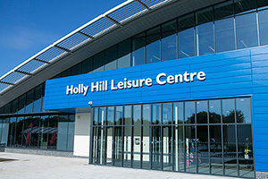 Outside view of Holly Hill Leisure Centre