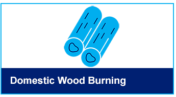 Wood burning button