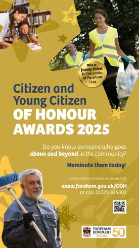 Citizen and Young Citizen of Honour Awards 2025